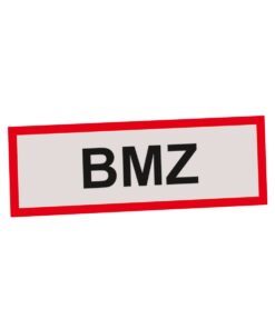 Hinweisschild BMZ gemäß DIN 4066 zur