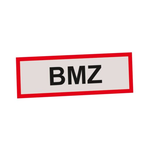 Hinweisschild BMZ gemäß DIN 4066 zur