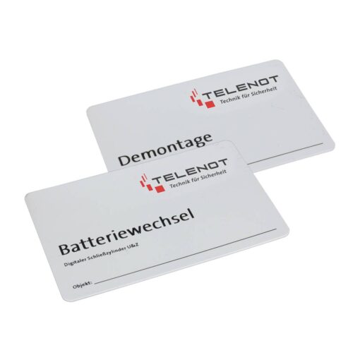 Batteriewechsel- und Demontagekarte