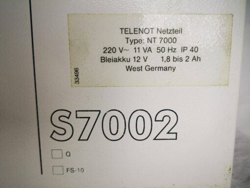 Telenot Leergehäuse S8  Wählgeräte m. Netzteil – Bild 2