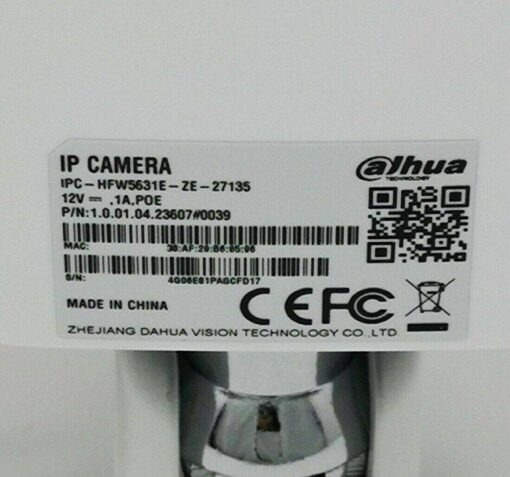 Dahua 6MP IP Bullet Anit-Vandal Camera IR – Bild 5