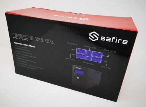 Safire UPS 600VA LCD USV Tower 360W – Bild 4