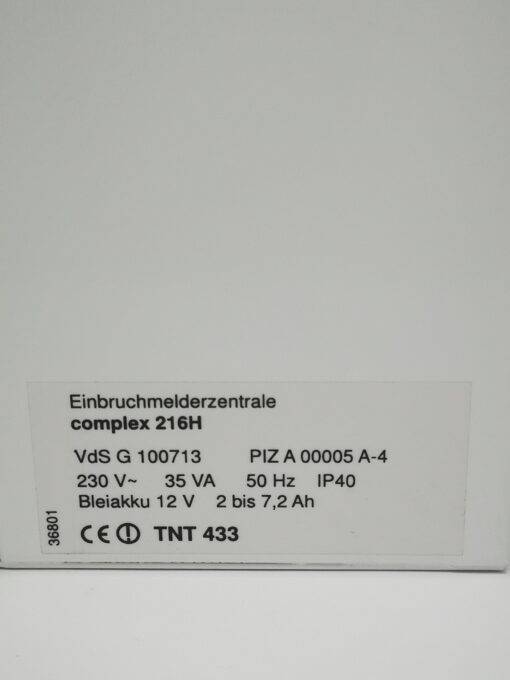 Telenot Einbruchmeldezentrale Complex 216H – Bild 5