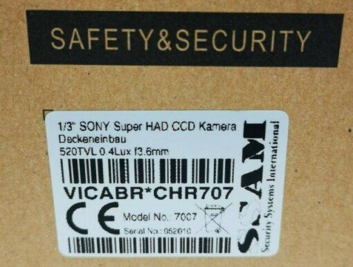 Analoge 1/3 SONY Super HAD CCD Kamera f 3.6mm – Bild 5