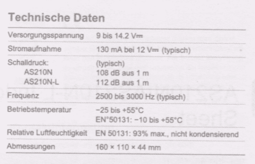 Interlogix Innensirene AS210N - Image 6