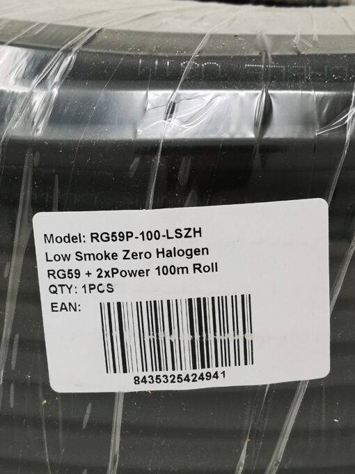100 m RG 59 Kombikabel Video+Strom RUND D=9mm – Bild 2