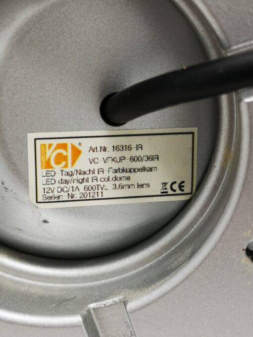 Analoge VC Kamera RW 20m / 3.6mm Objektiv – Bild 5