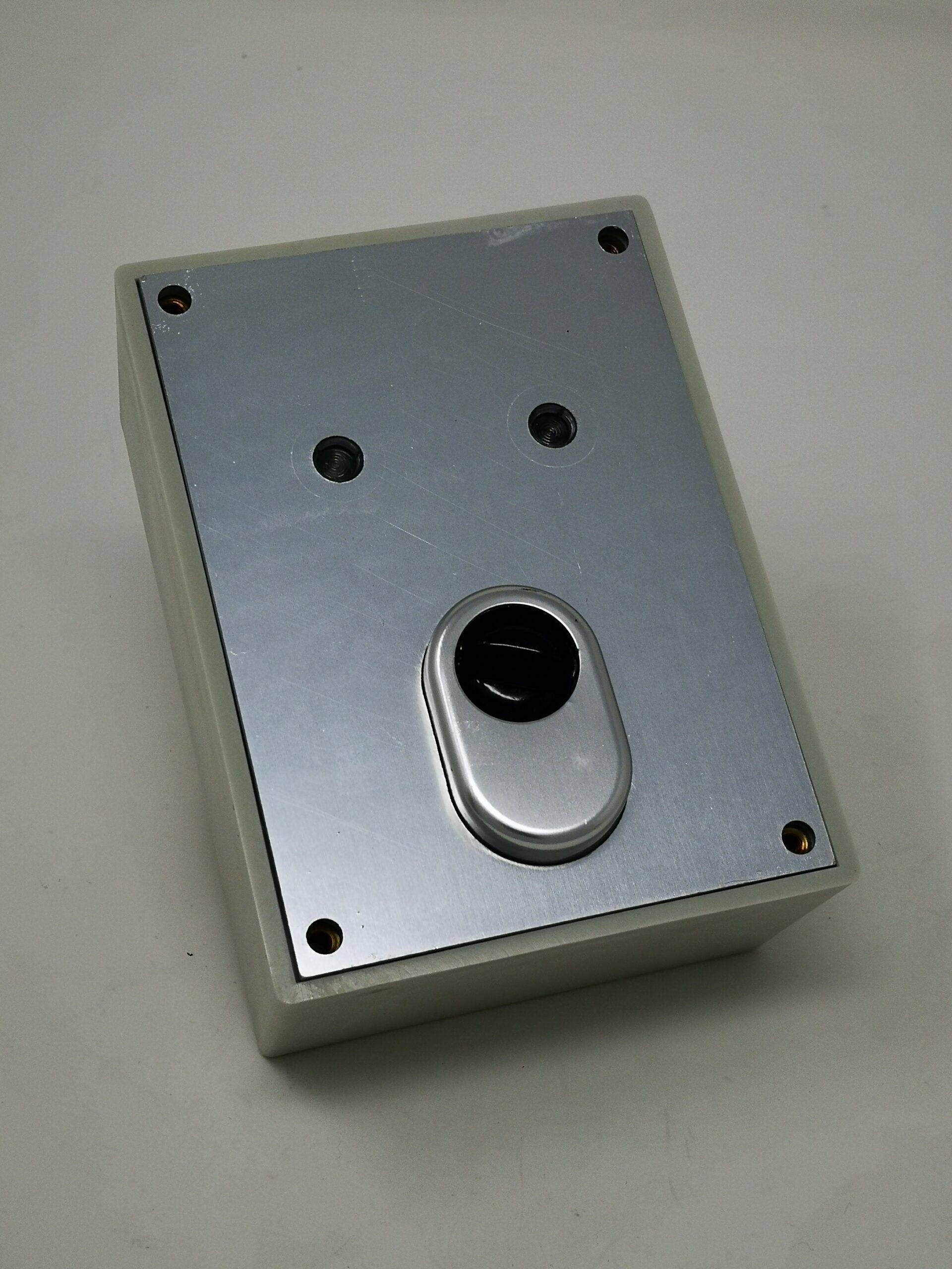 Schlüsselsafe/Aufputztresor APT Standard, 110 x 80 x 55 mm, Edelstahl  gebürstet - vasalat
