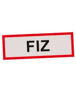 Hinweisschild FIZ gemäß DIN 4066 zur