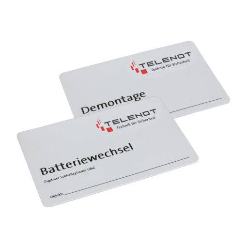Batteriewechsel- und Demontagekarte